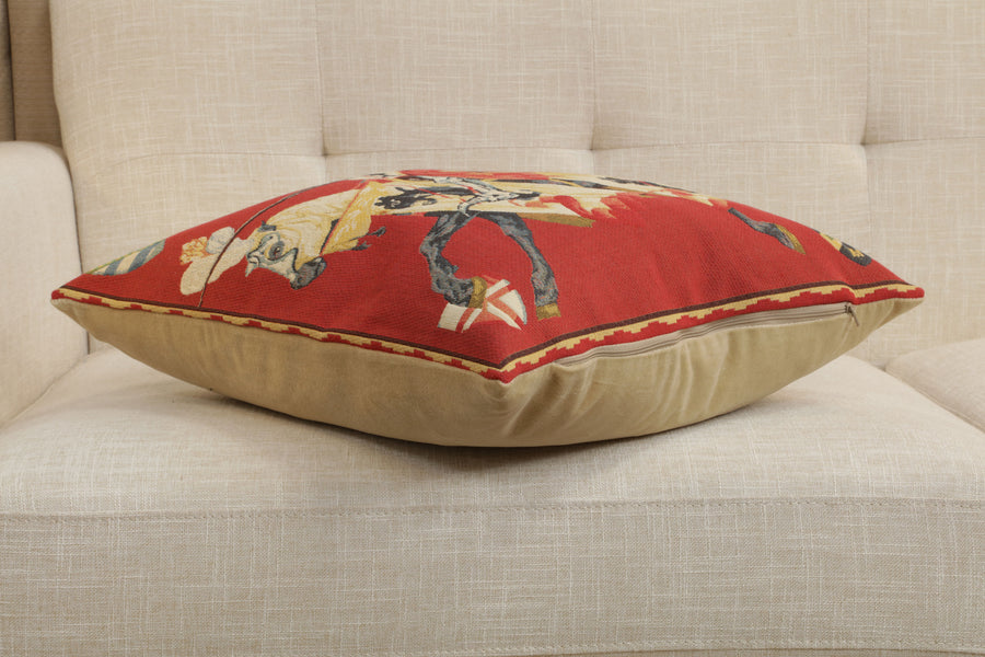 Red Knight European Cushion Cover