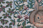 Holiday Bunnies Italian Tapestry Wall Hanging