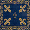 Fleur de Lys Blue III European Cushion Cover