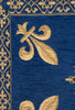 Fleur de Lys Blue III European Cushion Cover