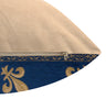 Fleur de Lys Blue III European Cushion Cover