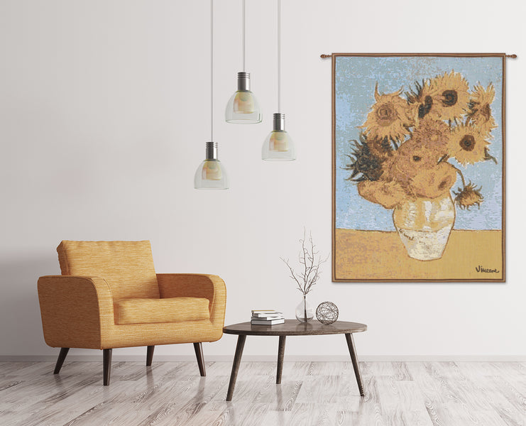 Van Gogh Sunflowers French Tapestry