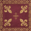 Fleur de Lys Red II European Cushion Cover