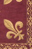 Fleur de Lys Red II European Cushion Cover