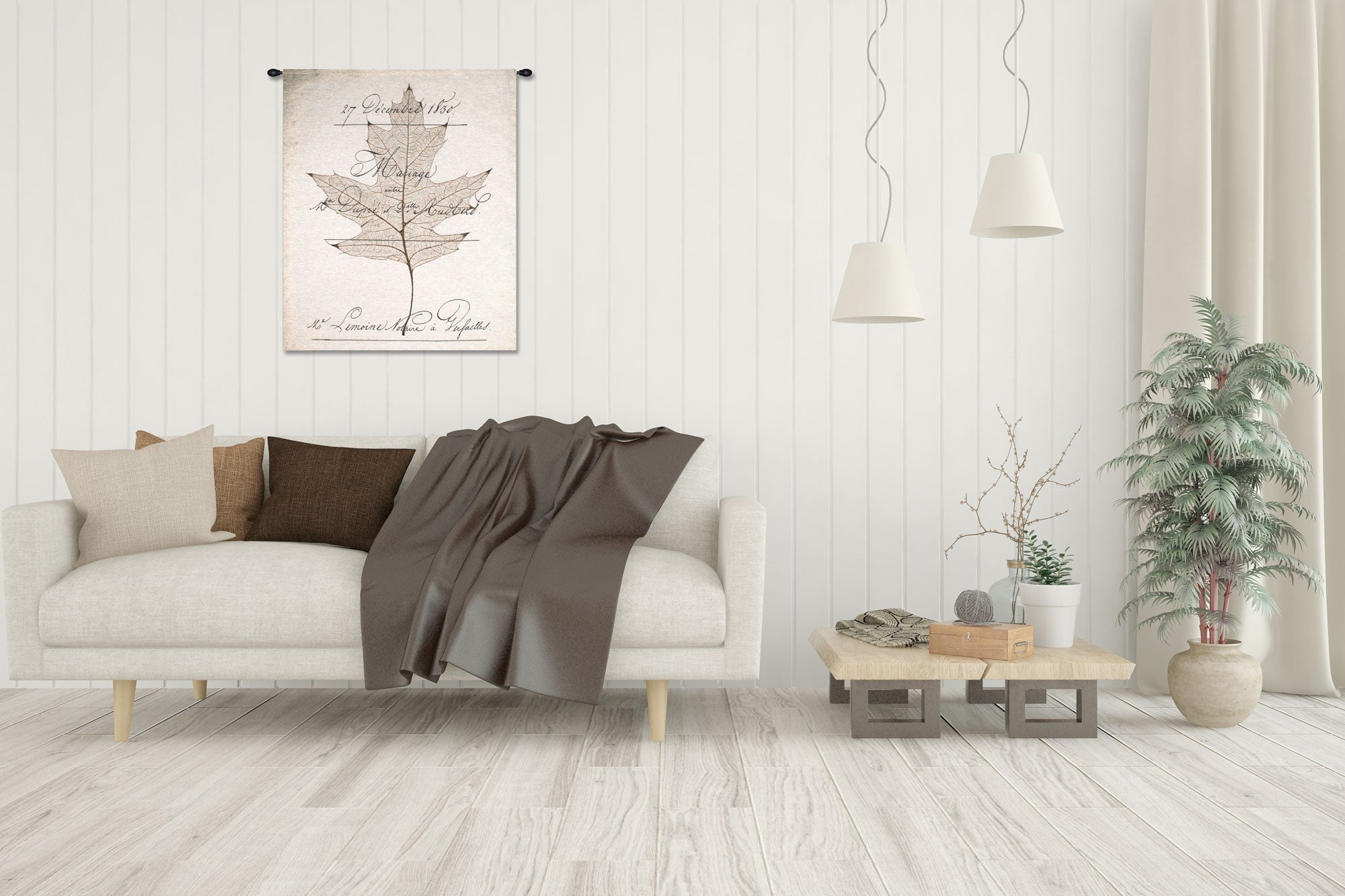 Birch Document Fine Art Tapestry