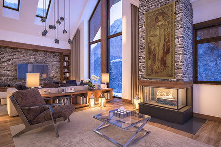 Art Noveau Autumn European Tapestry