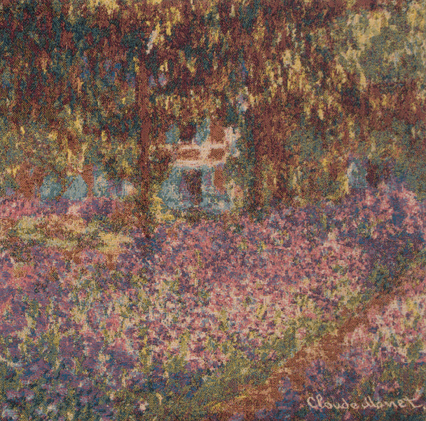 Monet's Iris Garden European Cushion Cover
