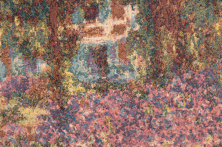 Monet's Iris Garden European Cushion Cover