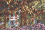 Monet's Iris Garden European Cushion Cover