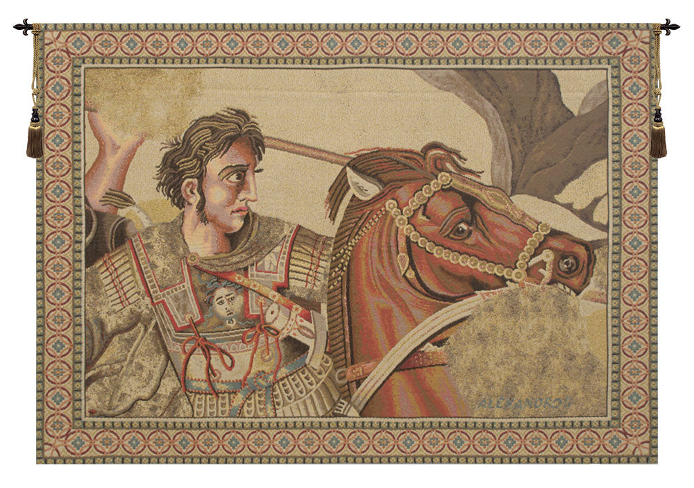 Alexander The Great Italian Tapestry Wall Hanging