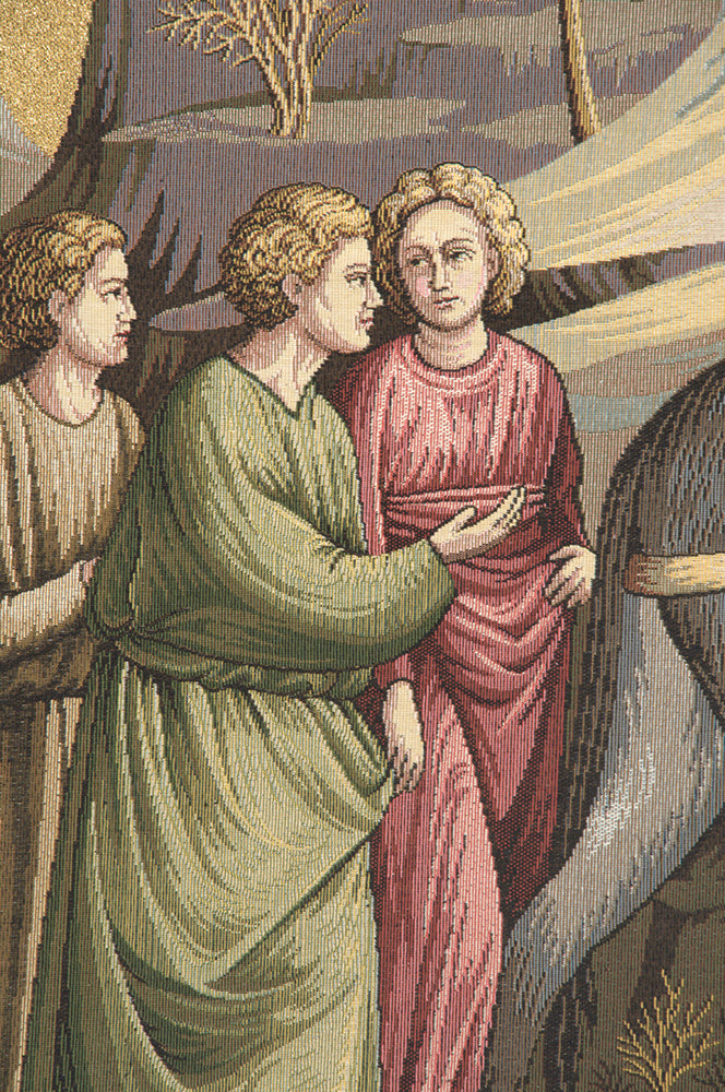 Flight into Egypt Italian Tapestry Wall Hanging