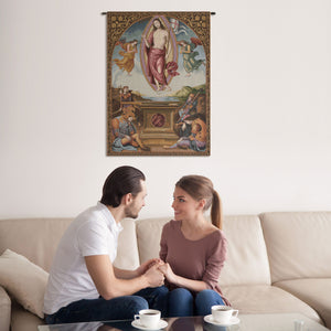 Resurrection Italian Tapestry Wall Hanging