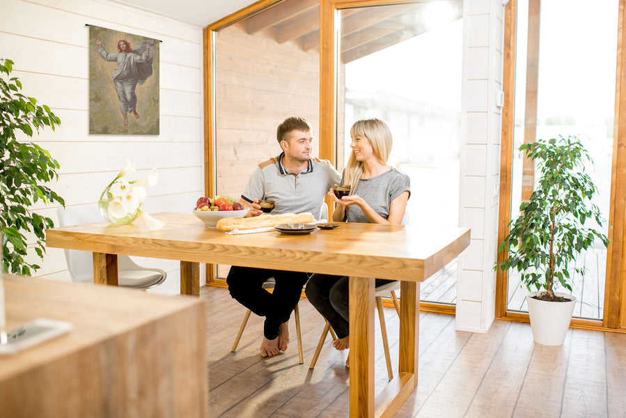 Transfiguration of Jesus Italian Tapestry Wall Hanging