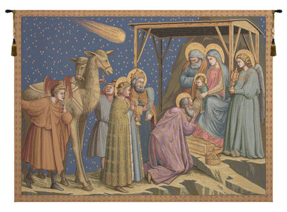 Adoration  Italian Tapestry Wall Hanging