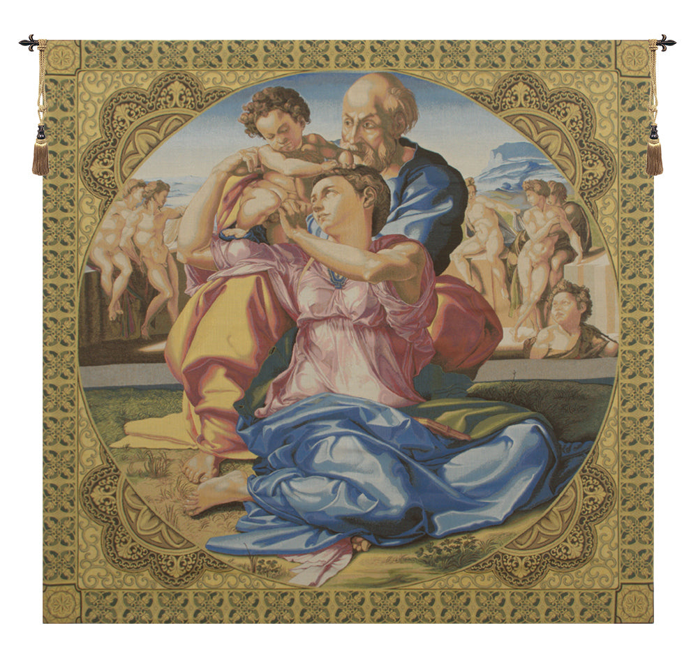 Sacred Family Italian Tapestry Wall Hanging