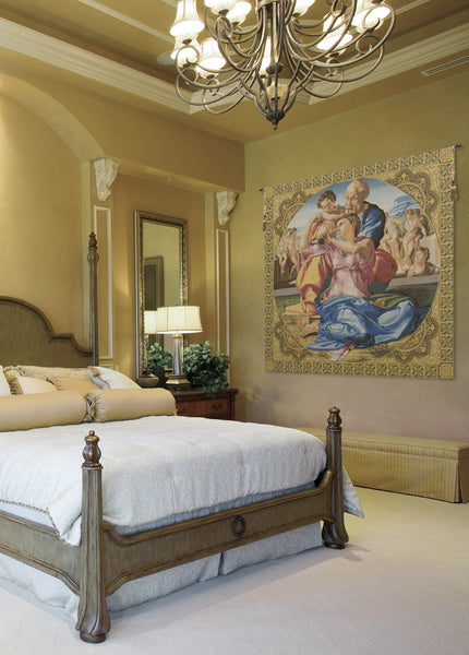 Sacred Family Italian Tapestry Wall Hanging