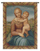 Cowper Madonna by Raphael Italian Tapestry Wall Hanging
