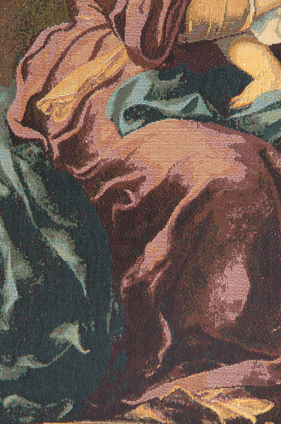 Madonna del Rosario Italian Tapestry Wall Hanging