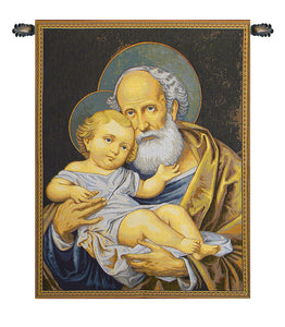 San Giuseppe St. Joseph Italian Tapestry Wall Hanging