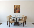 Greek Madonna Italian Tapestry Wall Hanging