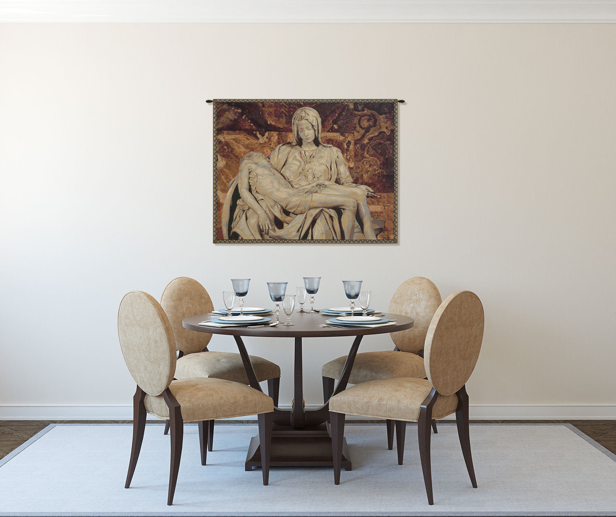 The Deposition Italian Tapestry Wall Hanging