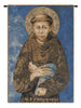 St. Francis From Assisi Italian Tapestry Wall Hanging