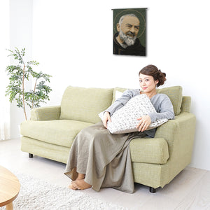 St. Pio Italian Tapestry Wall Hanging