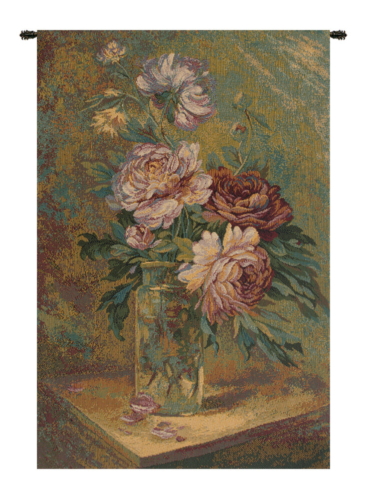 Vaso Di Fiori Italian Tapestry Wall Hanging