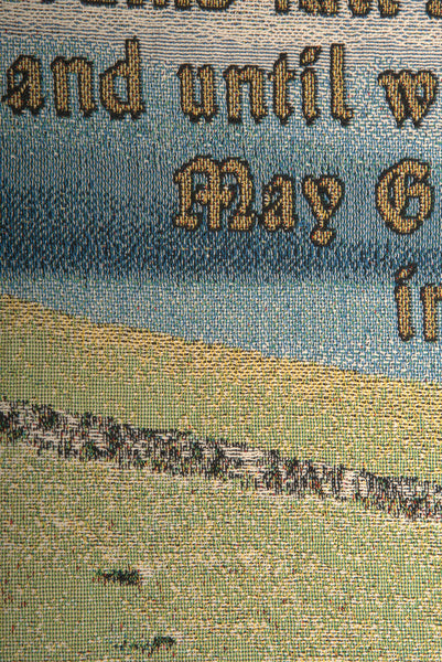 Irish Blessing II  Tapestry Throw