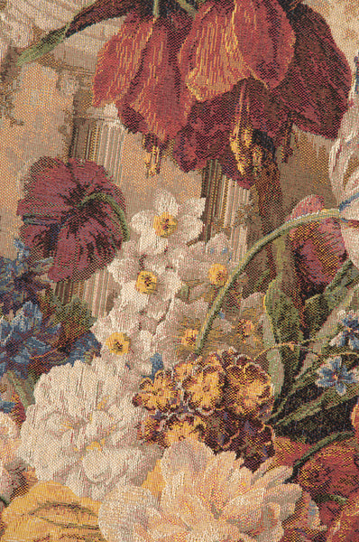 Bouquet Exotique with Monkey French Tapestry