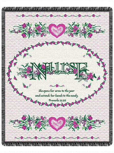 Nurse  Tapestry Throw