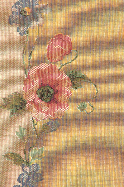 French Floral Roses French Tapestry Table Runner
