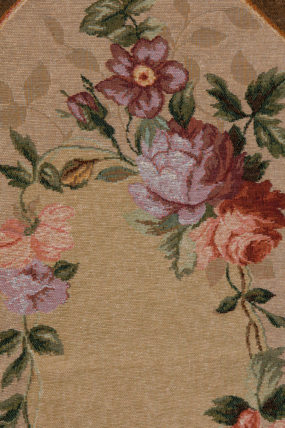 French Floral Roses French Tapestry Table Runner