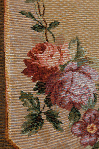 French Floral Roses French Tapestry Table Runner