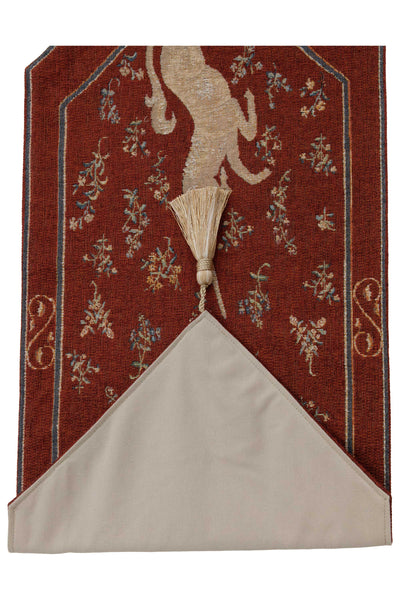 Licorne II French Tapestry Table Runner
