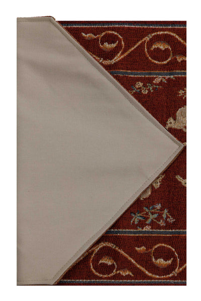 Medieval Rabbit II French Tapestry Table Runner