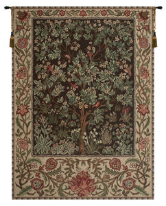 Tree of Life - Brown Belgian Tapestry