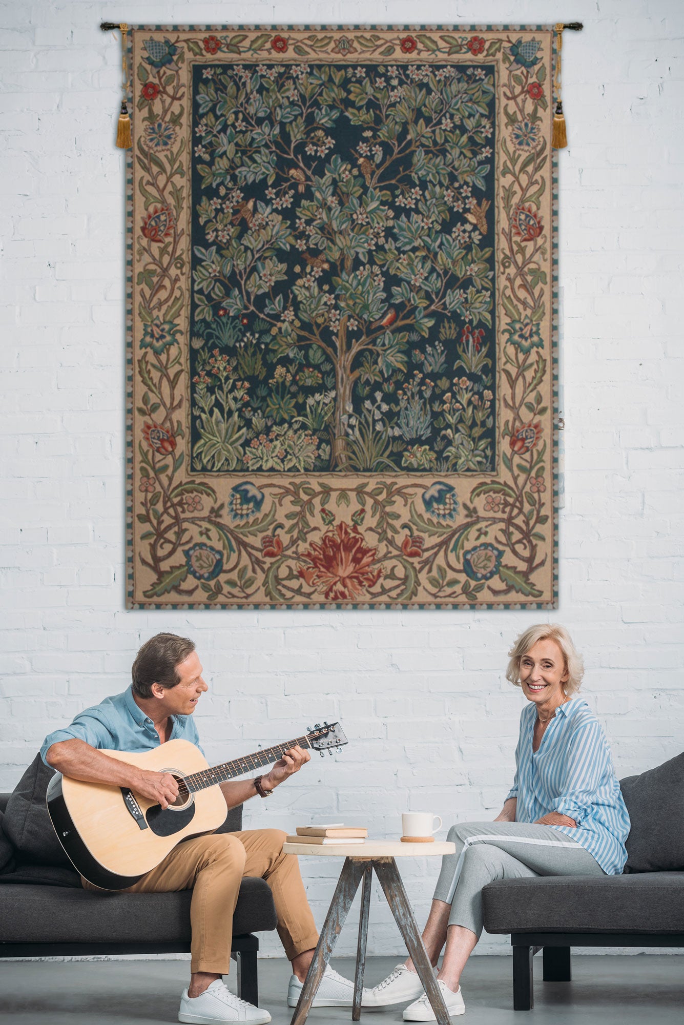 Tree of Life, William Morris Belgian Tapestry
