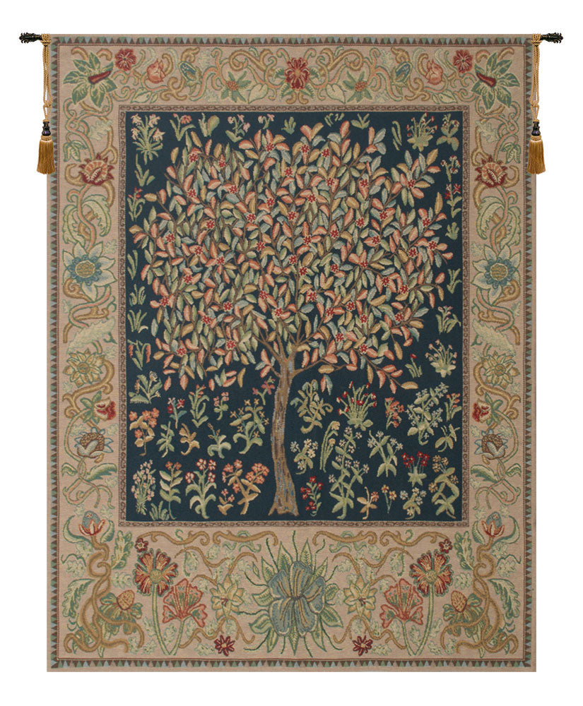 Pastel Tree of Life Belgian Tapestry