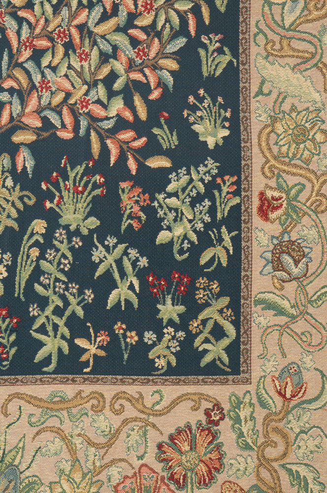 Pastel Tree of Life Belgian Tapestry