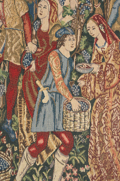 Vendage Portiere, Right Side Belgian Tapestry