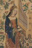 Lady and the Organ, Beige  Belgian Tapestry
