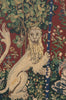 Lady and the Mirror (with Border) Belgian Tapestry