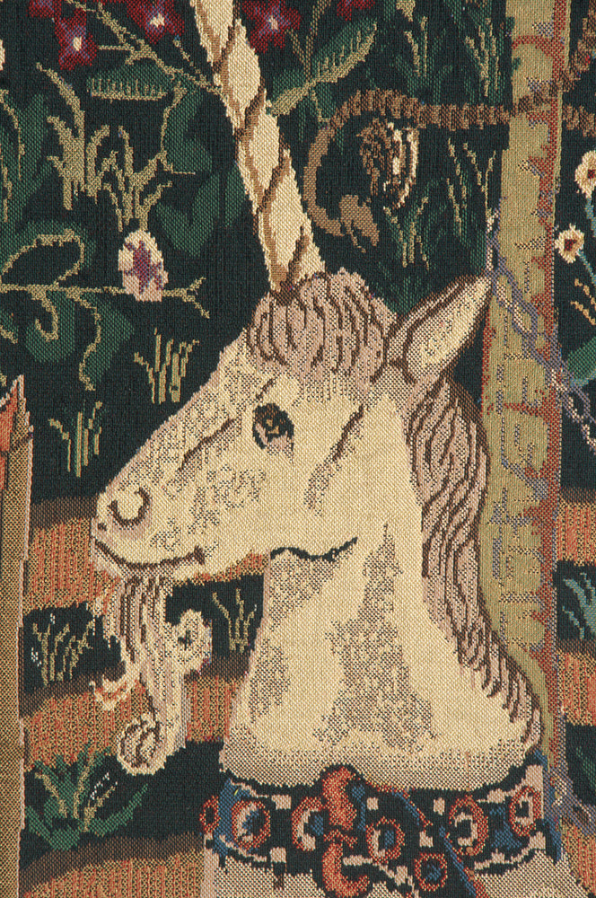 Unicorn In Captivity II  Belgian Tapestry