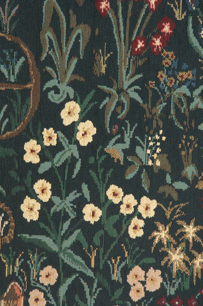 Unicorn In Captivity II  Belgian Tapestry