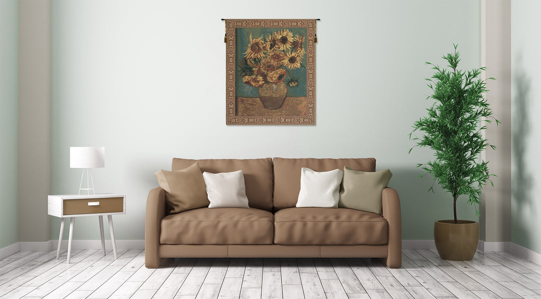 Sunflowers  Belgian Tapestry