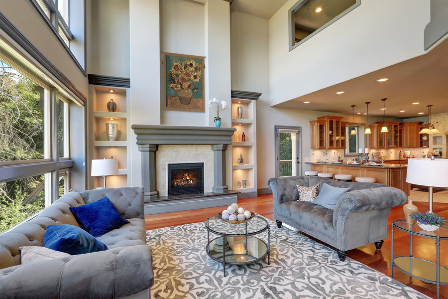 Sunflowers, Gold Belgian Tapestry