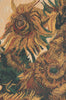Sunflowers, Beige Belgian Tapestry