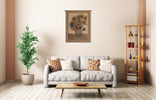 Sunflowers, Beige Belgian Tapestry