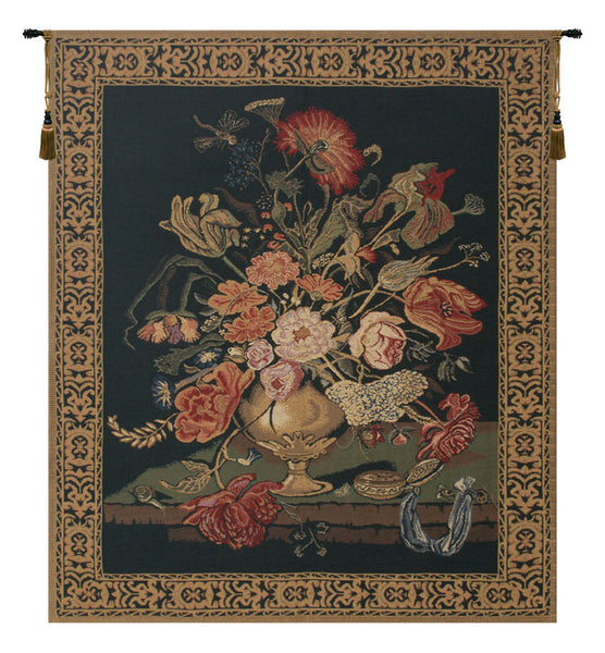 Mignon Bouquet, Black Belgian Tapestry